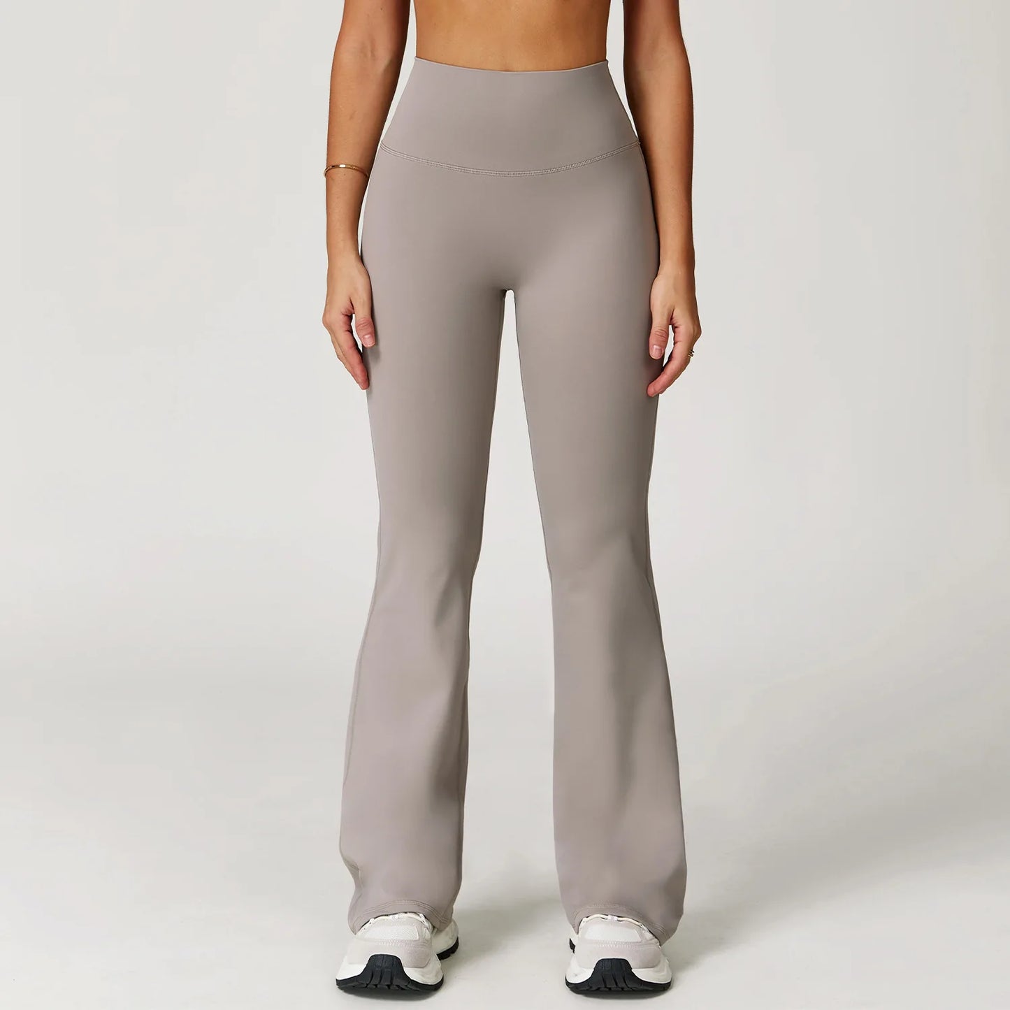 Women Yoga Pants Sports Flared Leggings Women Breathable Latin Dance Pants Women Fitness Bell-Bottoms Casual Tummy Tuck Pants
