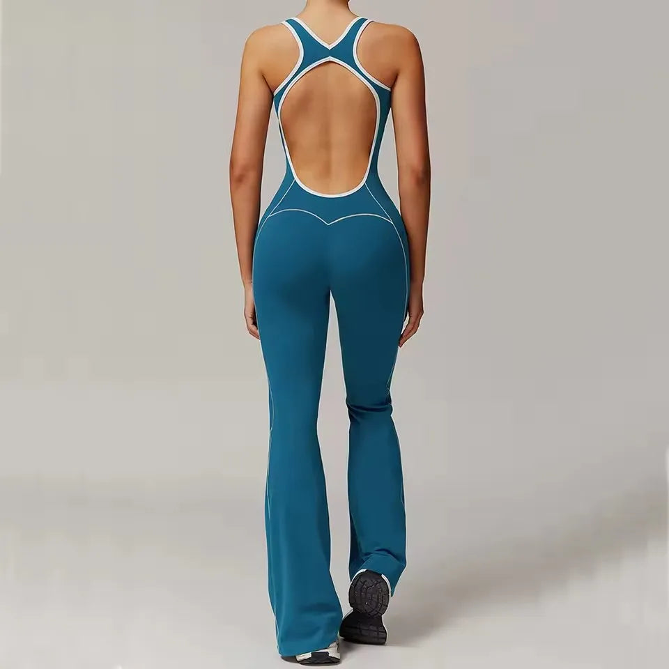 One-Piece Women Yoga Suit  Women Sports Suit Fitness Women Stretch Push Up Suit Training Suits Women Training Gym Set Sportswea