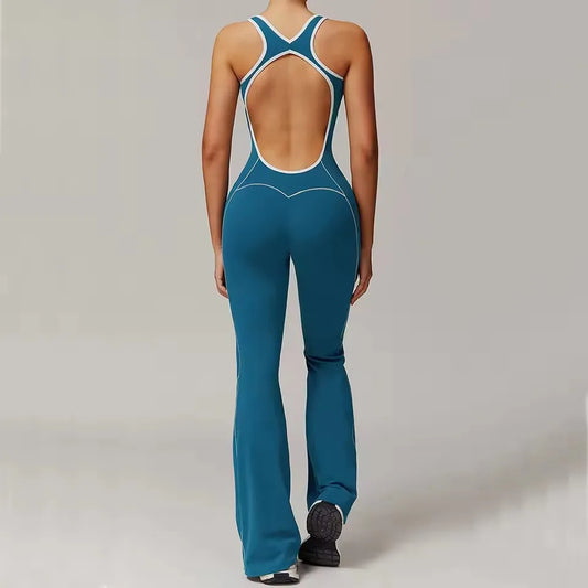 One-Piece Women Yoga Suit  Women Sports Suit Fitness Women Stretch Push Up Suit Training Suits Women Training Gym Set Sportswea
