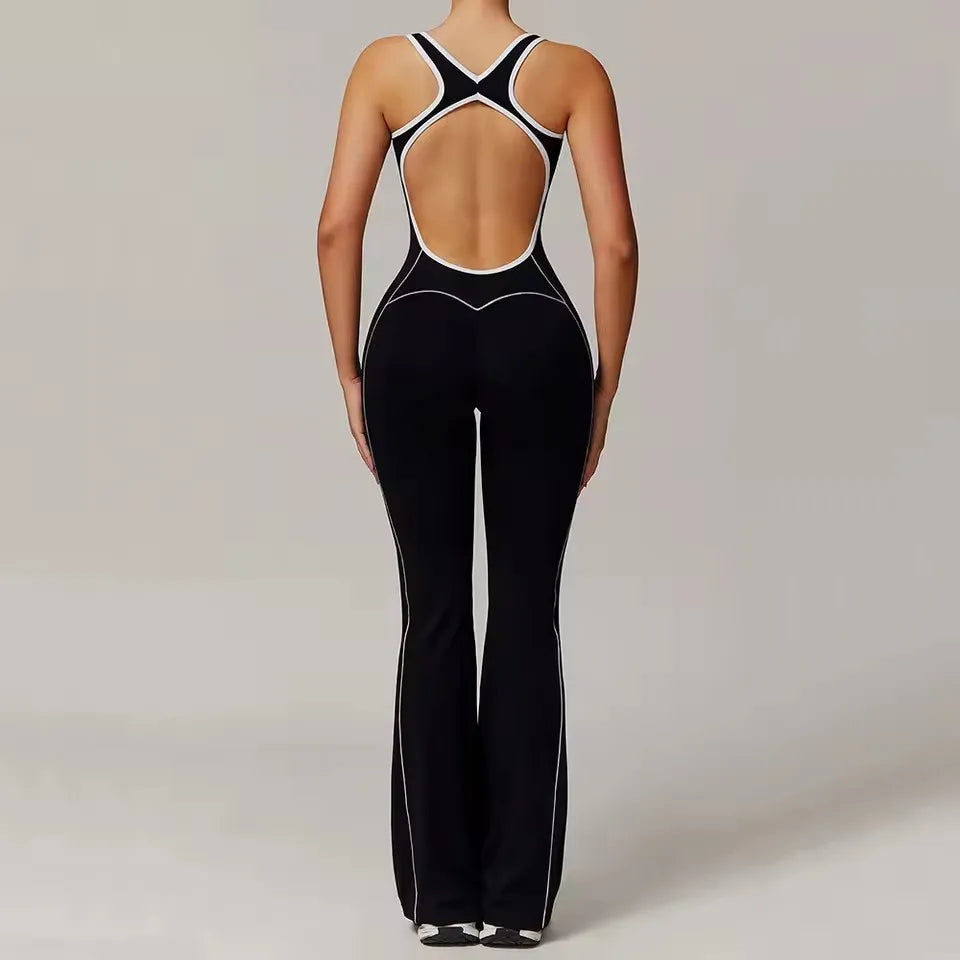 One-Piece Women Yoga Suit  Women Sports Suit Fitness Women Stretch Push Up Suit Training Suits Women Training Gym Set Sportswea