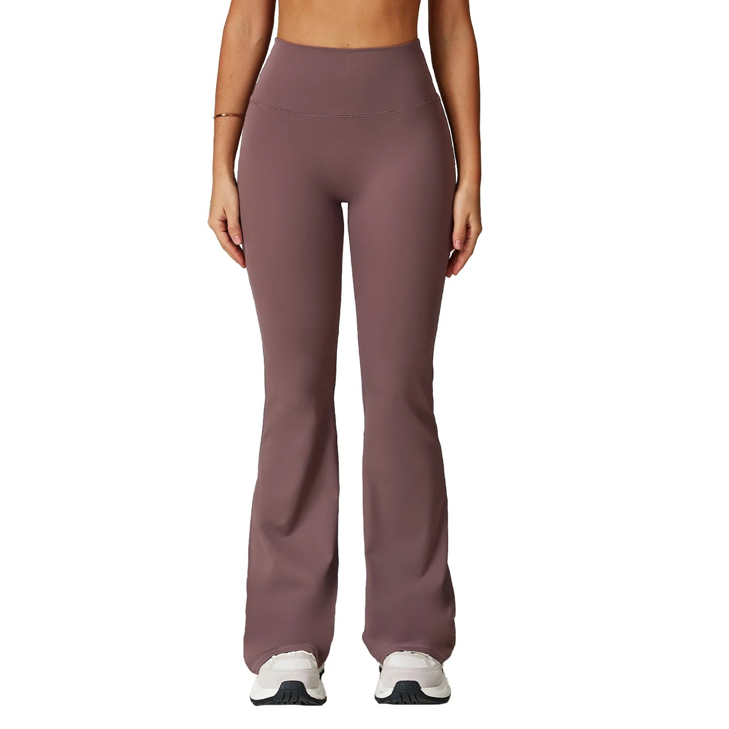 Women Yoga Pants Sports Flared Leggings Women Breathable Latin Dance Pants Women Fitness Bell-Bottoms Casual Tummy Tuck Pants