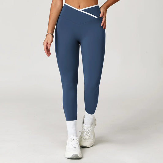Sports Workout Tights Women Hip Lifting Women Impact Sports Leggings High Waist Fitness Legging Push Up Yoga Pants Gym Clothing
