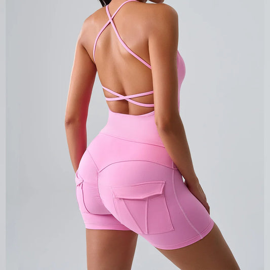 Sexy Women's Feeling Naked Training Set Gym Yoga 2 Pieces  Wear Push Up Fitness Running Sports Clothing Bra Sports Leggings Suit