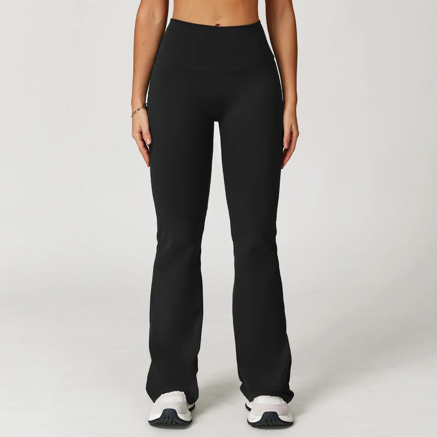 Women Yoga Pants Sports Flared Leggings Women Breathable Latin Dance Pants Women Fitness Bell-Bottoms Casual Tummy Tuck Pants