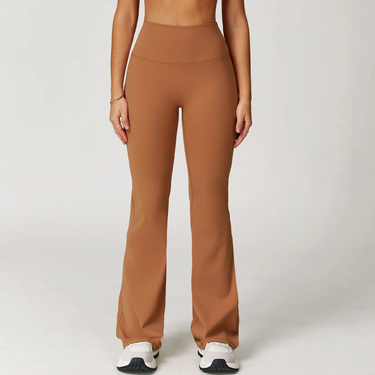 Women Yoga Pants Sports Flared Leggings Women Breathable Latin Dance Pants Women Fitness Bell-Bottoms Casual Tummy Tuck Pants