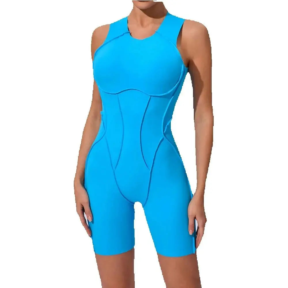 Fitness Rompers Women Tracksuit Sports Overalls Workout Sports Jumpsuit Sportswear Woman Gym Set Sleeveless Yoga Clothing Suit
